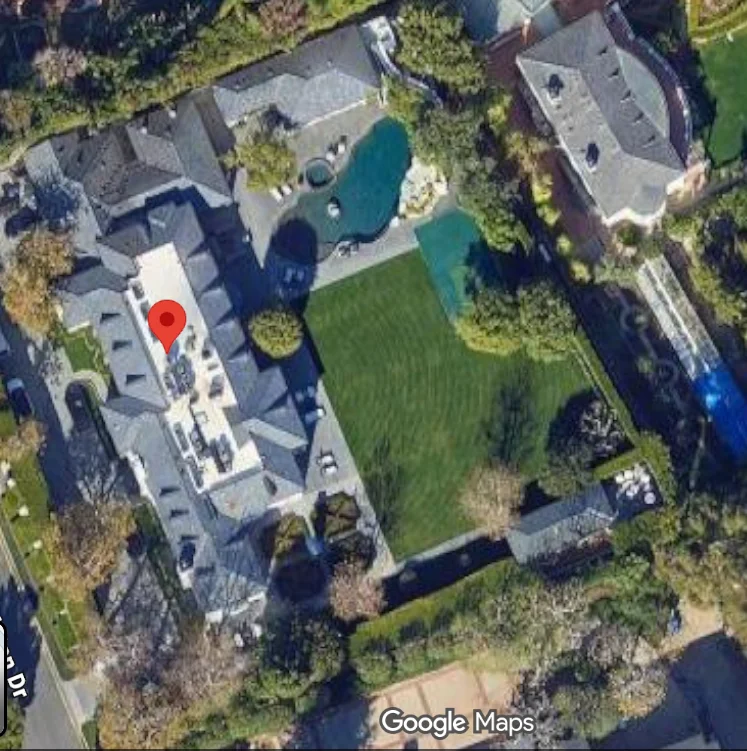 Google Maps screenshot of 200 South Mapleton Drive
