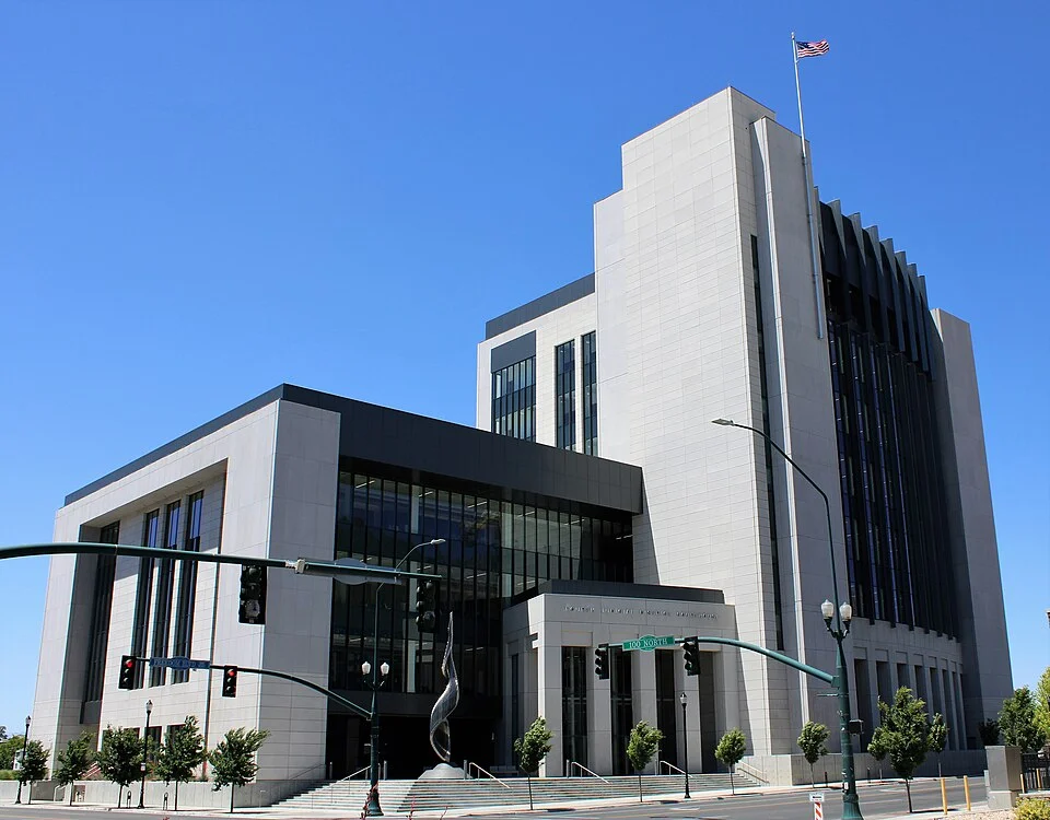 "Fourth Judicial District Courthouse in Provo, Utah, where Judge Tony Graf presides over the Tyler Robinson murder trial in the Charlie Kirk case"