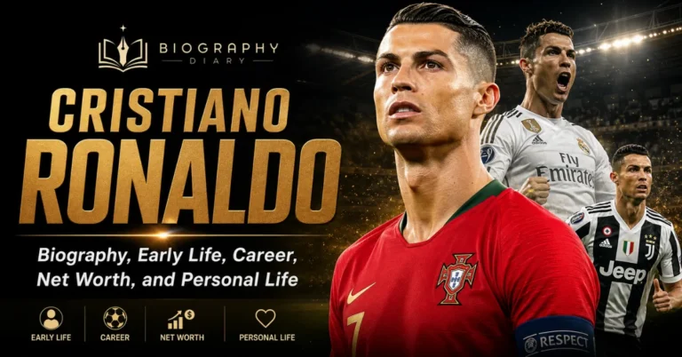 Cristiano Ronaldo biography — early life in Madeira, career from Sporting CP to Al Nassr, net worth, and personal life
