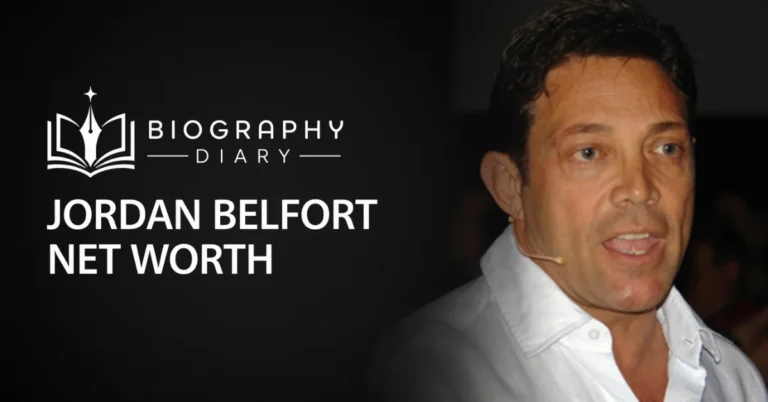 Jordan Belfort speaking at event - Biography Diary