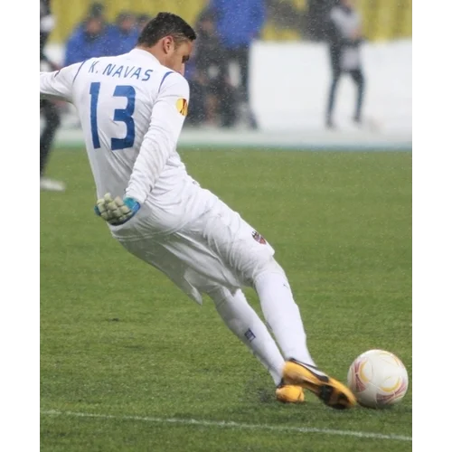 Keylor Navas in action for Levante UD during his early La Liga years in Spain