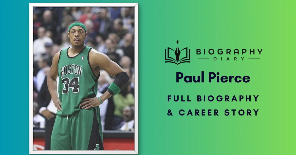 Paul Pierce in his Boston Celtics #34 jersey – full biography and career story