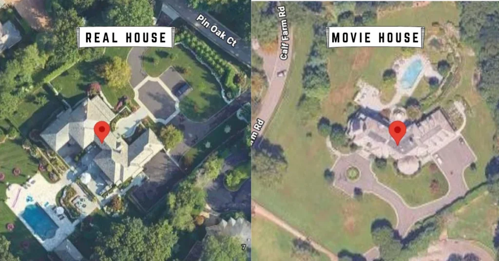 The Real Mansion, And the Movie Set Google Map Screenshots