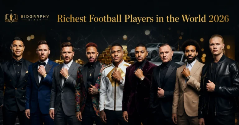 Richest football players in the world 2026 – Cristiano Ronaldo, Lionel Messi, Beckham, Neymar, Mbappé, Benzema, Rooney, Salah, Haaland