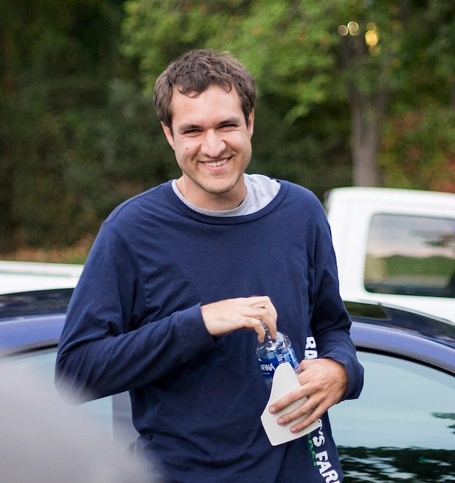 Doug DeMuro at an early automotive event, years before his YouTube channel and Cars & Bids