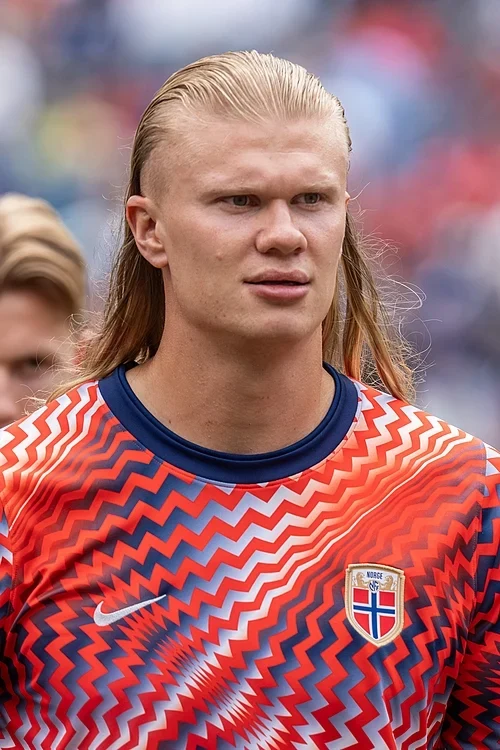 Erling Haaland in a Norway national team kit during the 2024 international window