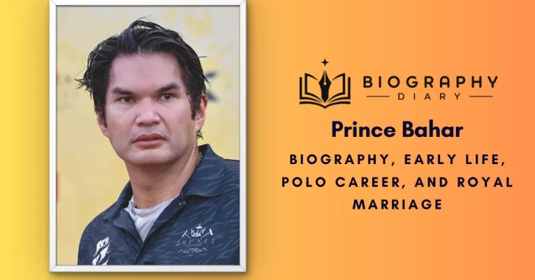 Prince Bahar of Brunei, polo player and son of Prince Jefri Bolkiah, wearing a Brunei polo shirt — Biography Diary featured image for his biography, polo career and royal marriage