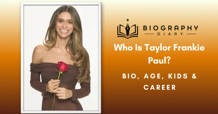 Taylor Frankie Paul in her official Bachelorette Season 22 promo holding a red rose