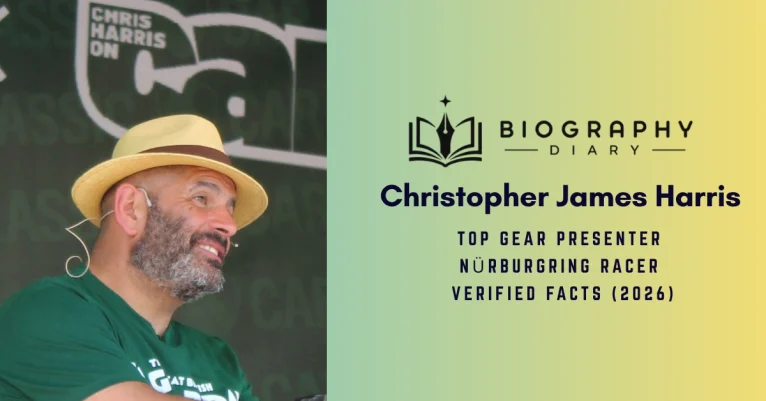 Christopher Harris Top Gear presenter and Nürburgring racer verified biography 2026