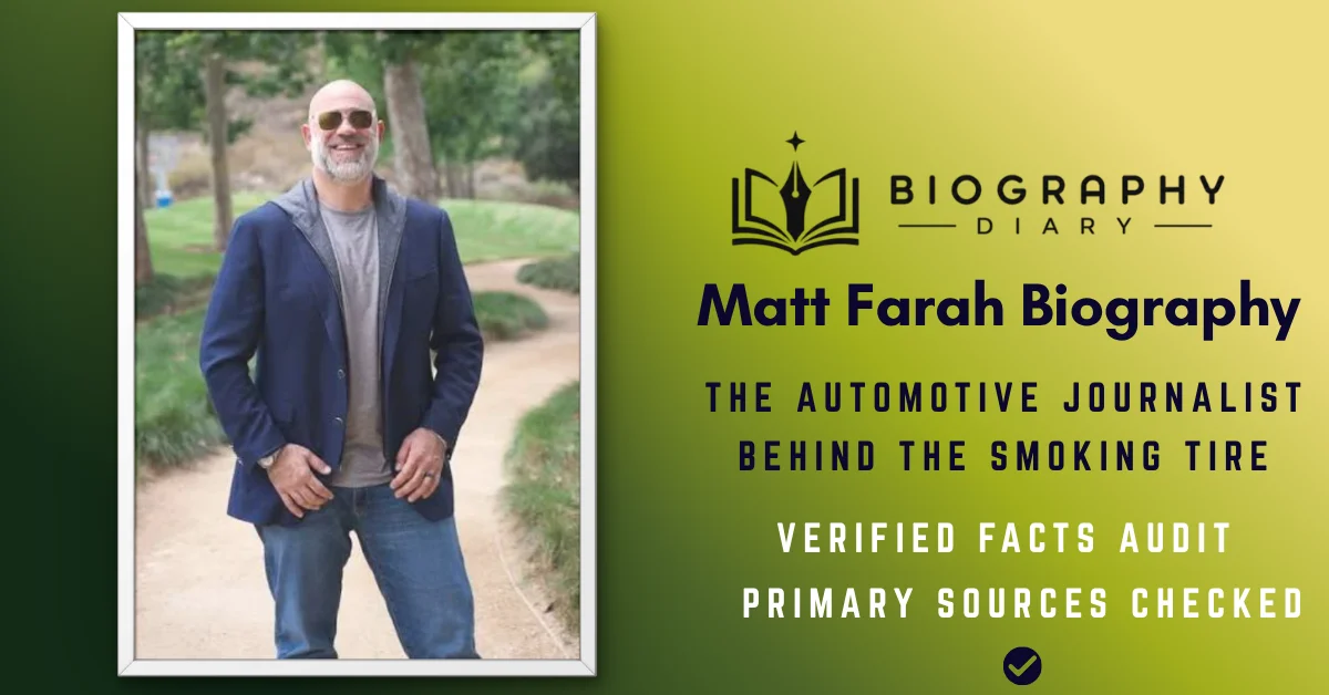 Matt Farah Biography - Verified Facts Audit by Biography Diary